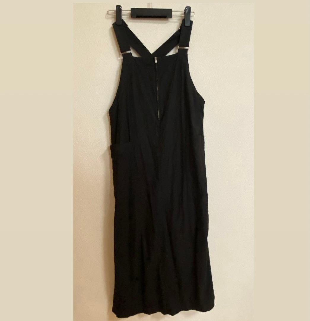 SLOBE IENA アイラインジャンパースカート　ブラック