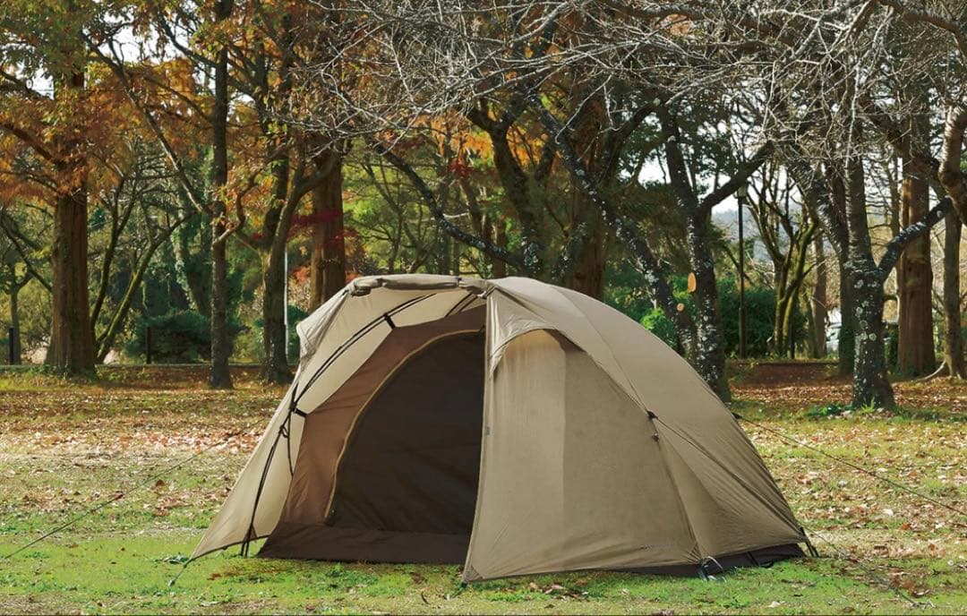 TOURING DOME CROW 専用タープ付き　ソロテント　ツーリングテント