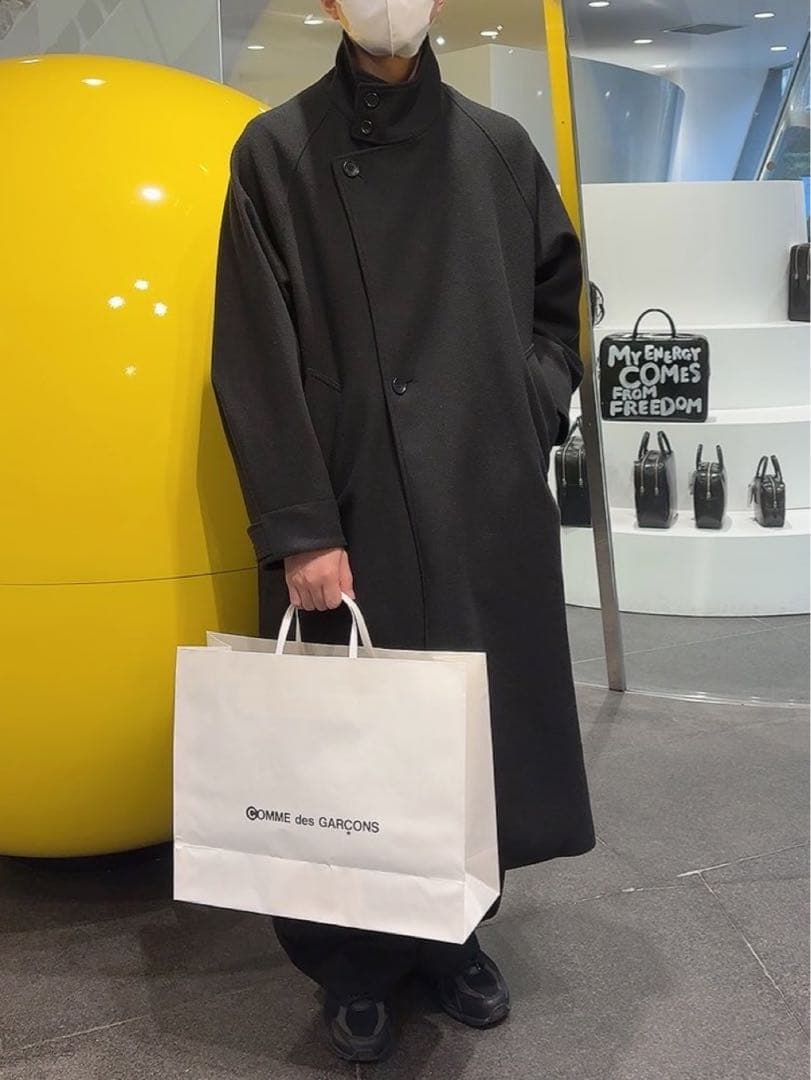 【LFM(U)】ウールライクスタンドコート【UNISEX】