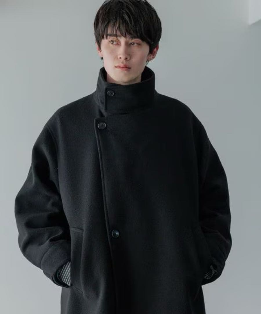 【LFM(U)】ウールライクスタンドコート【UNISEX】