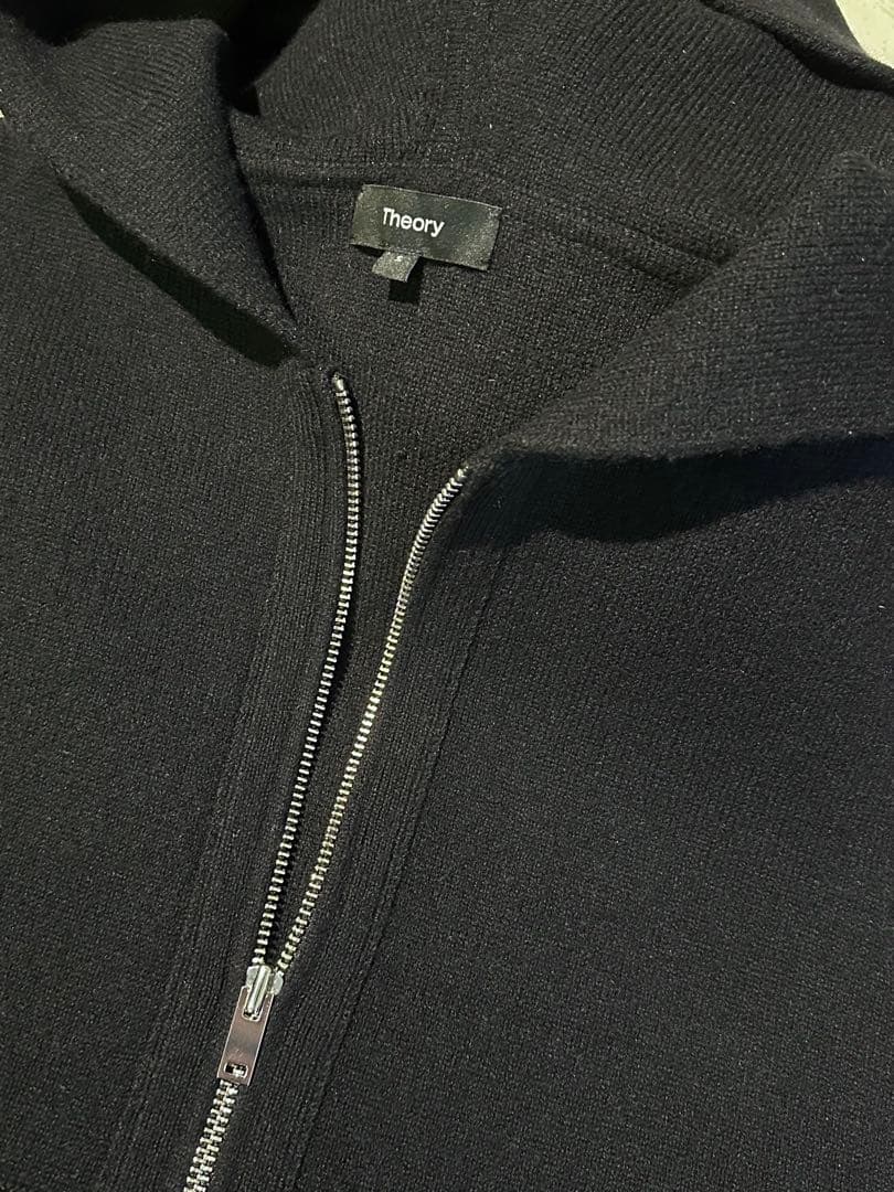 Theory★Lana Cash Hooded Vest/ニットベスト/S