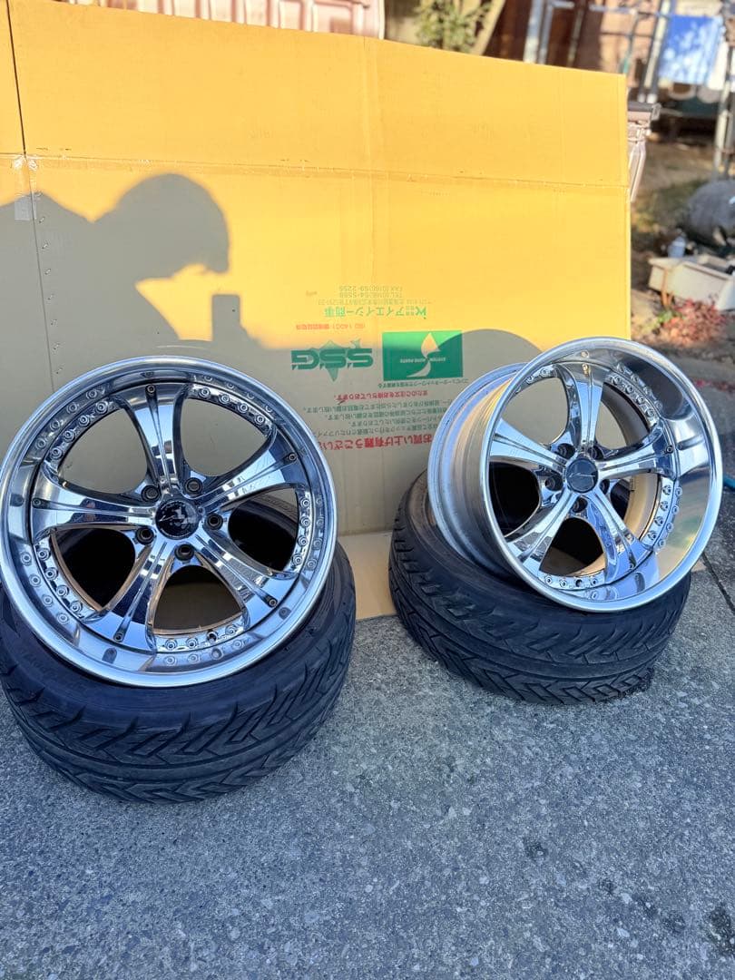 ヴィエナ クラージェ ビエナ クラージュ 9.5j 深リム18インチjzx100