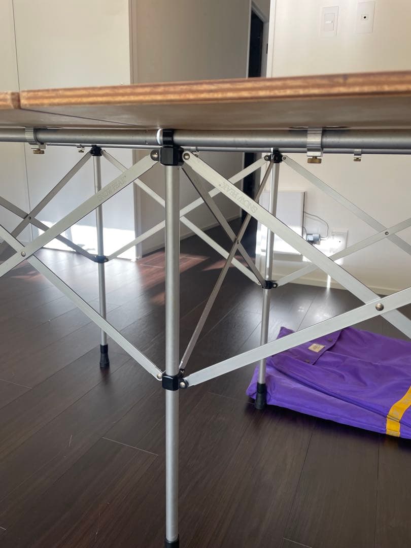 スノーピーク 折りたたみテーブル 円形　キッチンテーブル