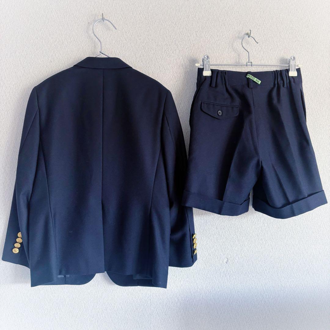 美品 フォ－マルセット ポロラルフローレン ジェイプレス 紺ブレ 入学式 130