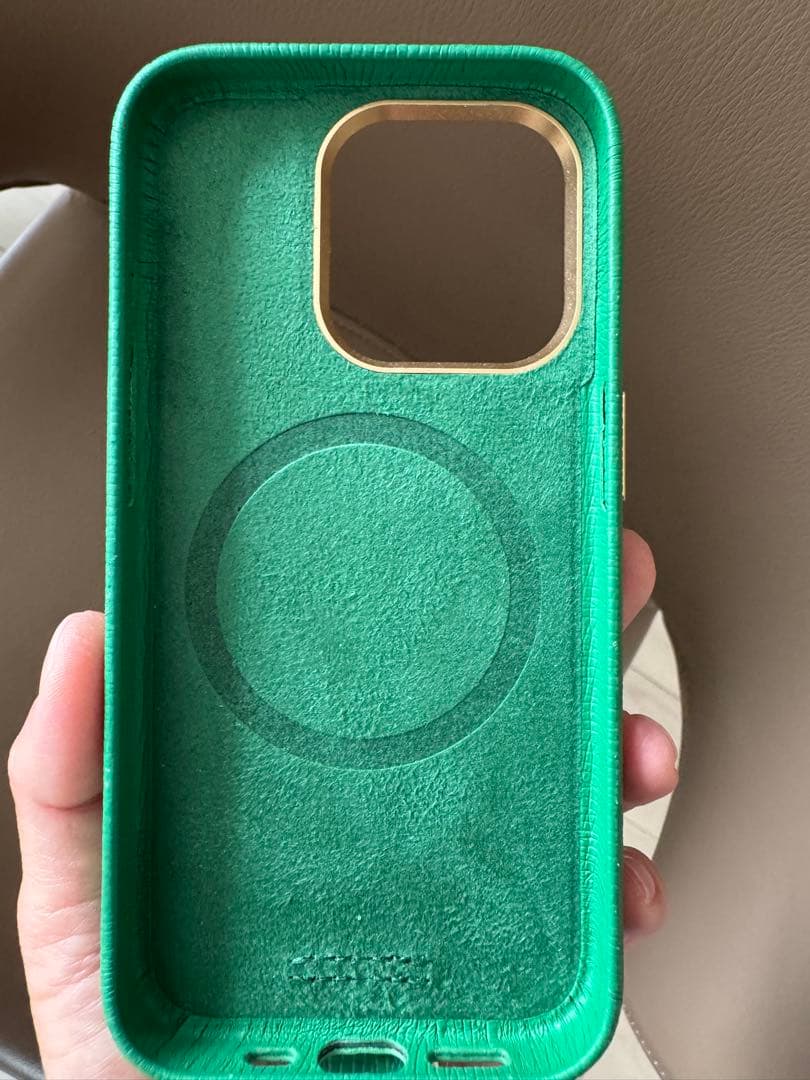 objects.io iPhoneマイクロバッグと収納袋　グリーン