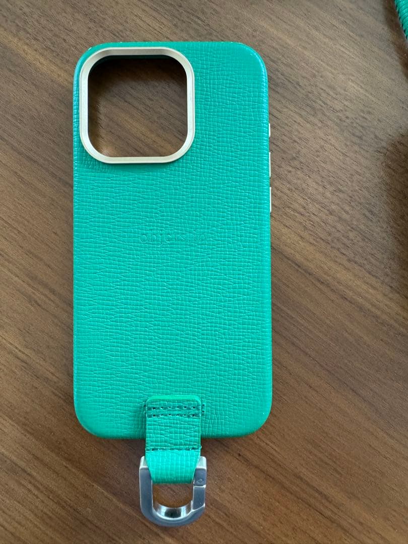 objects.io iPhoneマイクロバッグと収納袋　グリーン