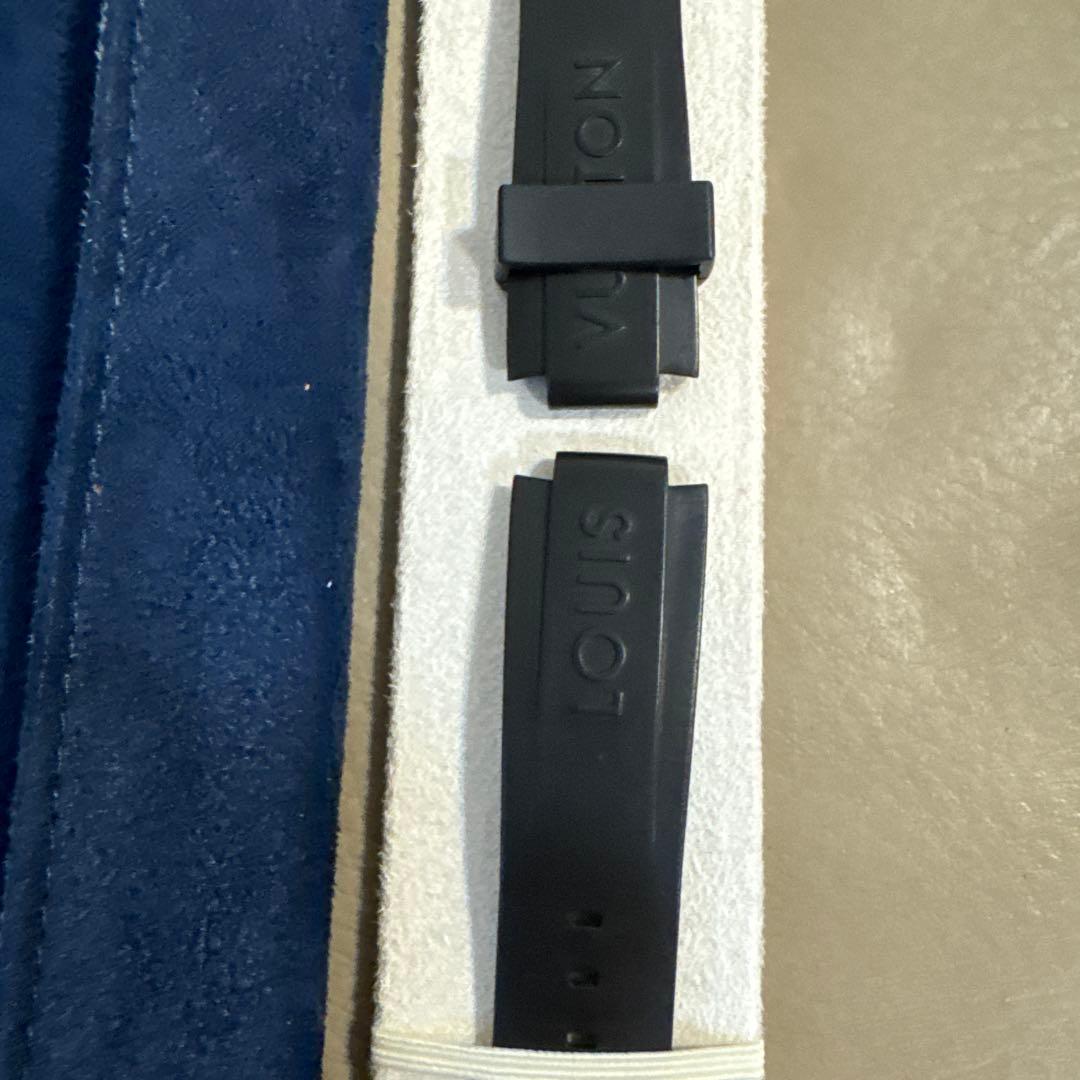 ルイ・ヴィトン ブラックラバーベルト　正規品