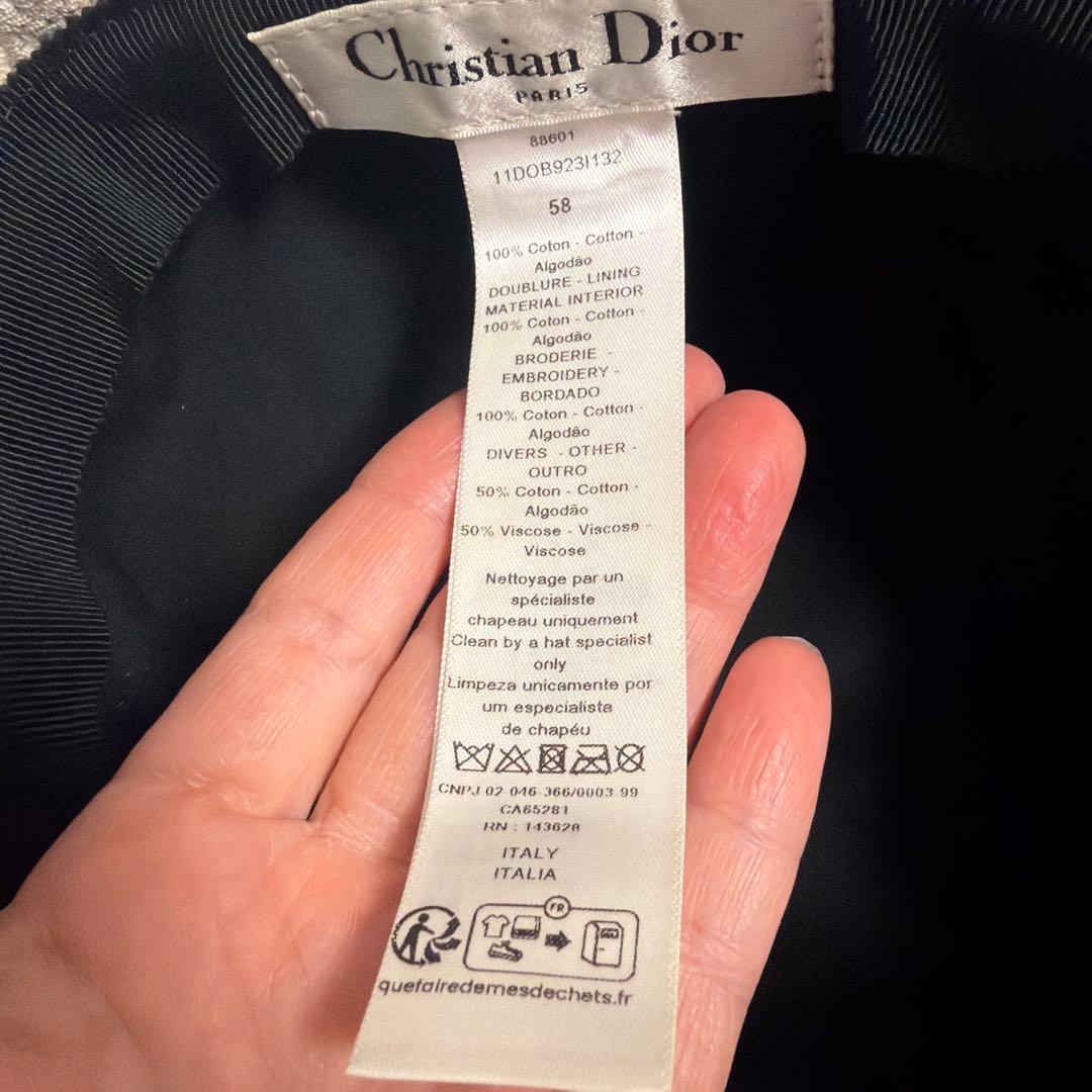 クリスチャンディオール　バケットハット　サイズ58