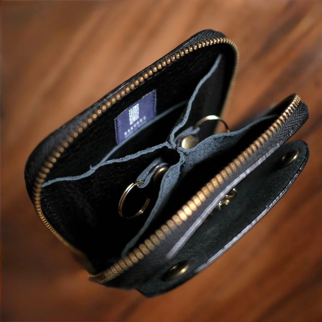 RAKUKEI 洛景工房 財布 ブラック