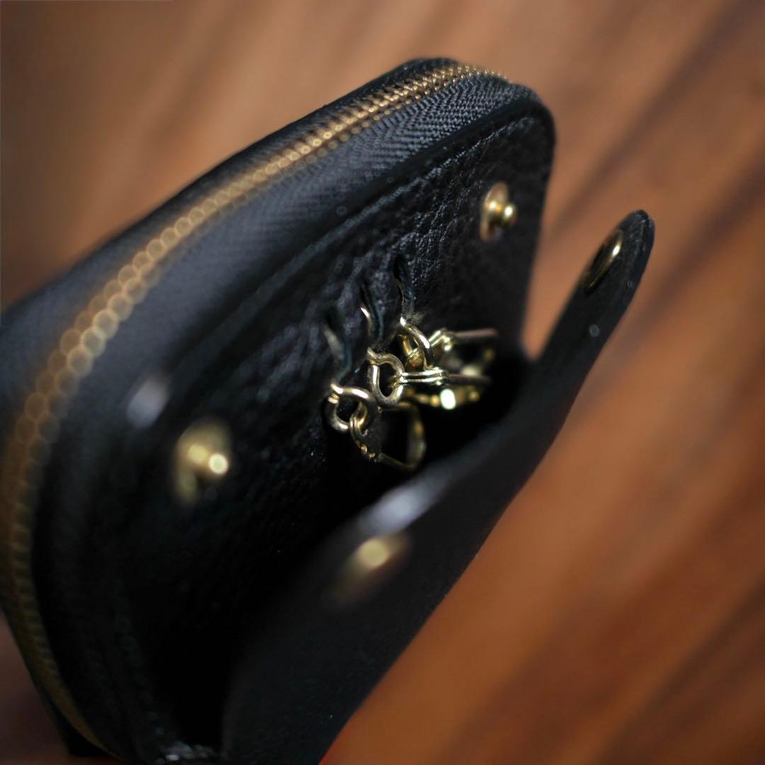 RAKUKEI 洛景工房 財布 ブラック