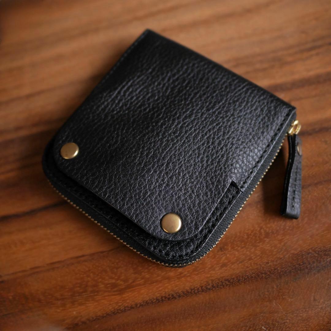 RAKUKEI 洛景工房 財布 ブラック