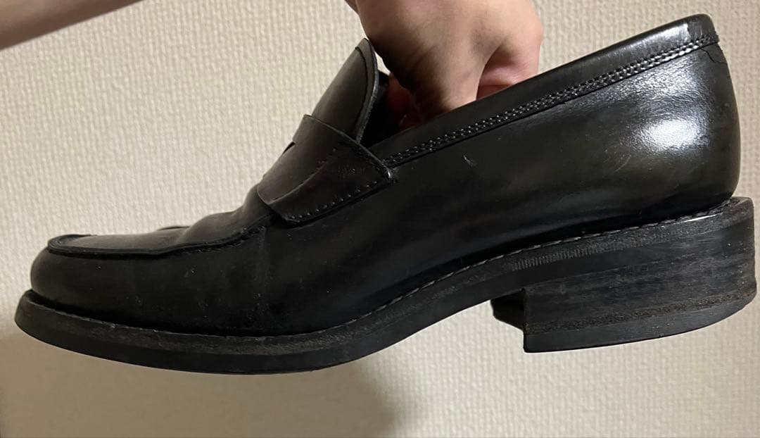 prada スクエアトゥローファー　27