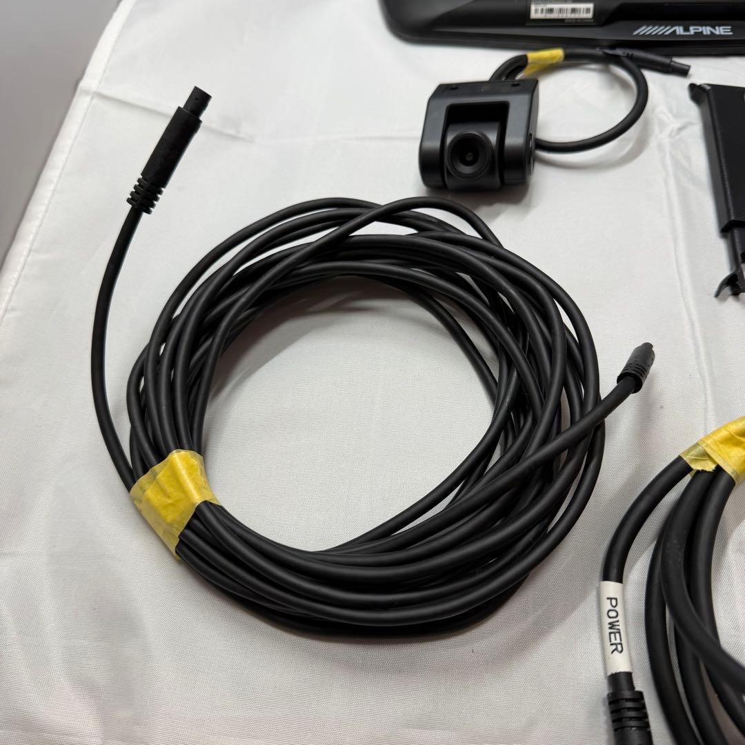 アルパイン デジタルミラー DME-M01 プリウスアルファキット付き 中古品