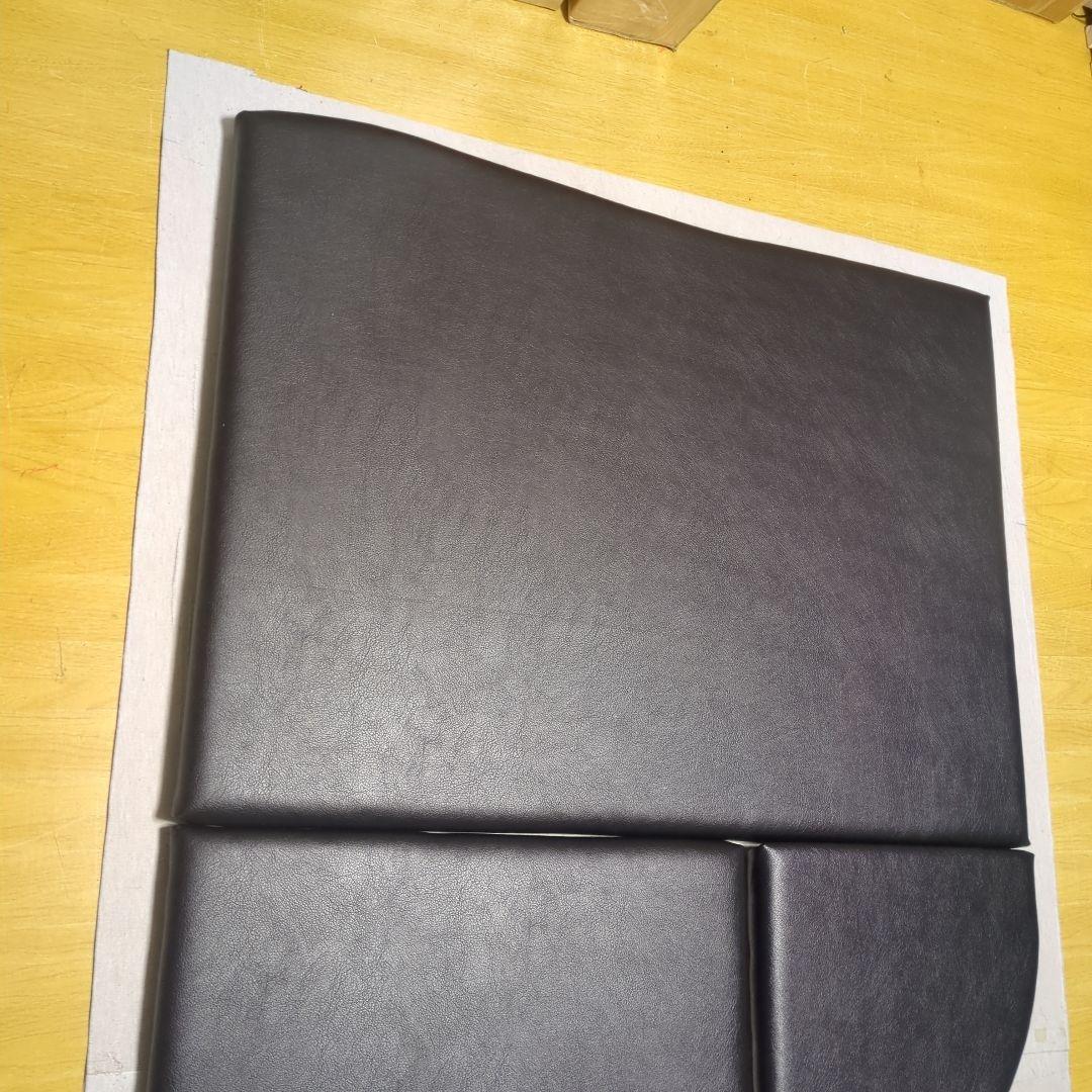 【さくら】フラット4点セット&ハイルーフ棚（曲線タイプ）【ブラックレザー】