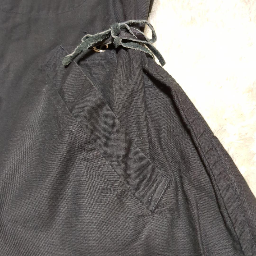 45rpm ロングコート ブラック　シャツワンピース　チェスターコート　Aライン