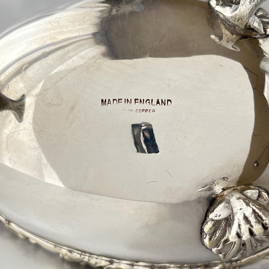 【英国】 ソースボート グレービーボート ペア【シルバープレート】