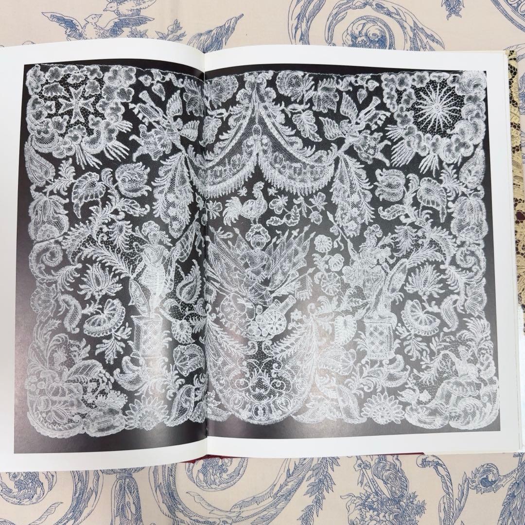 SALE Dentelles レース 本　アンティークレース　大型本　フランス語