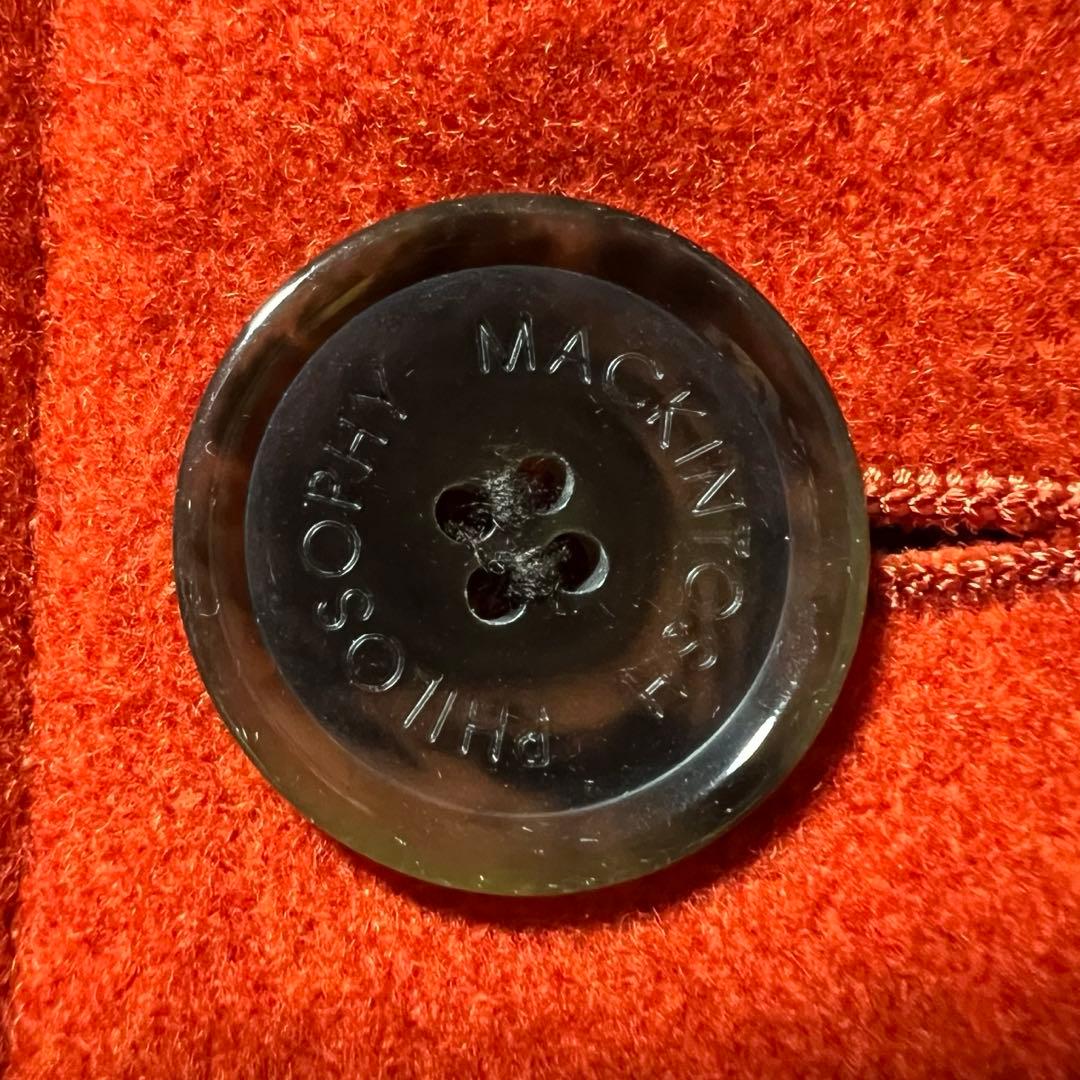 まっすー様♦️美品♦️マッキントッシュフィロソフィー メルトンウールコート シングル