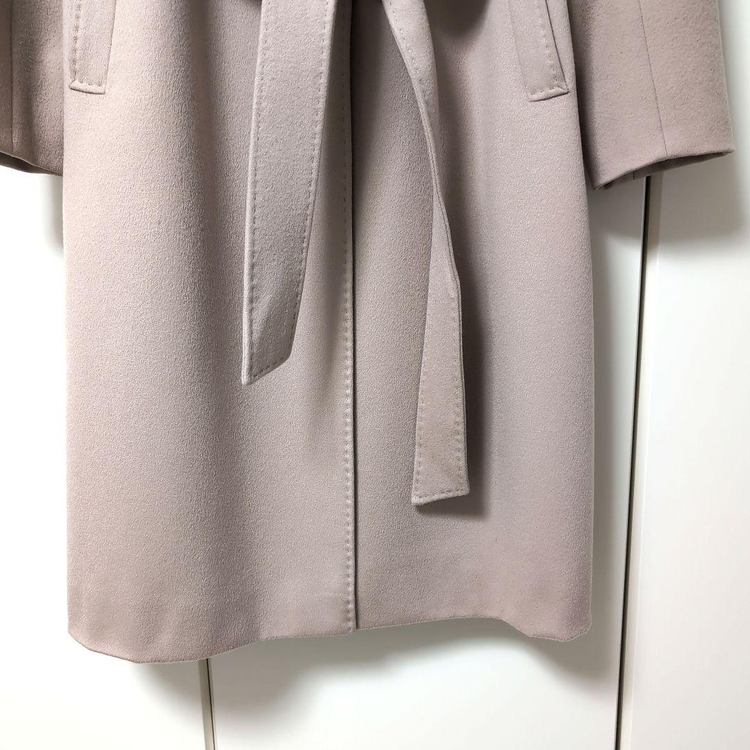 23区【ロロピアーナチェスターコート】　✨高級 DOESKIN 光沢✨ロング丈