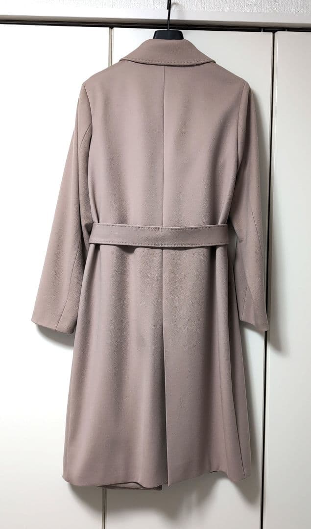 23区【ロロピアーナチェスターコート】　✨高級 DOESKIN 光沢✨ロング丈