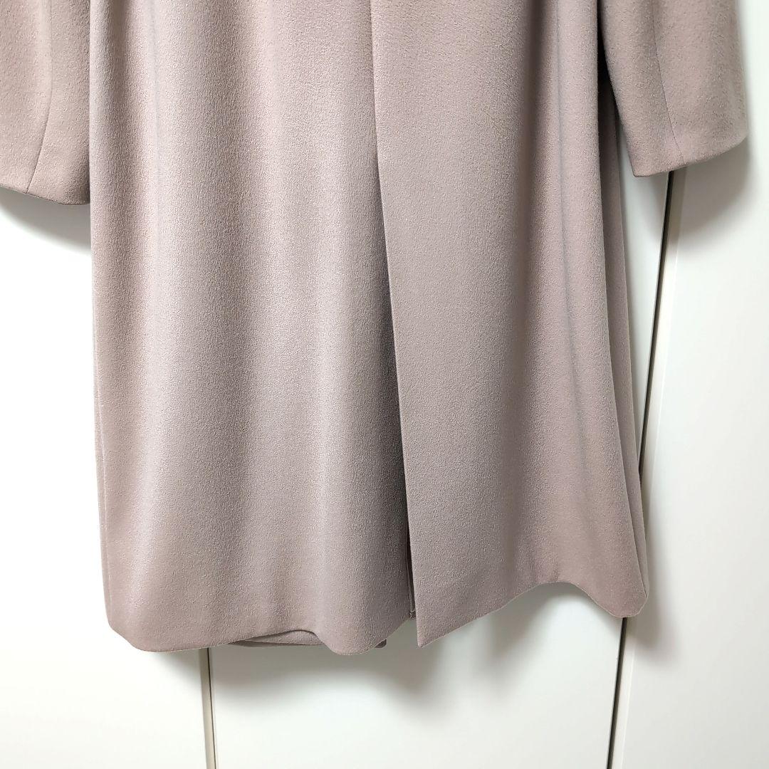 23区【ロロピアーナチェスターコート】　✨高級 DOESKIN 光沢✨ロング丈