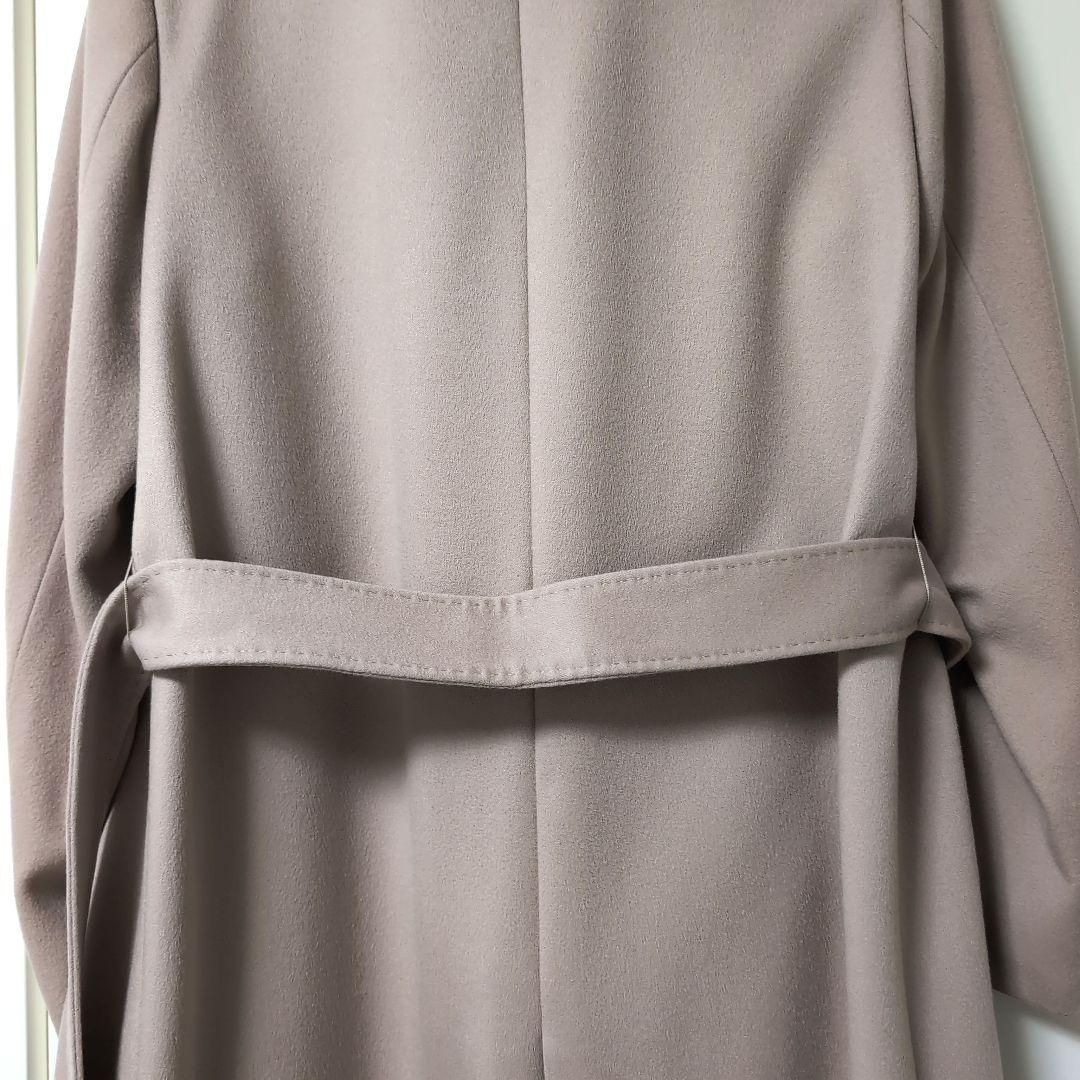 23区【ロロピアーナチェスターコート】　✨高級 DOESKIN 光沢✨ロング丈