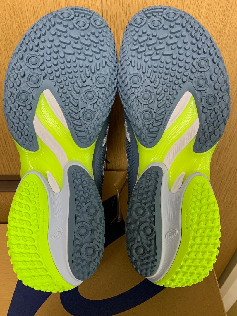 Asics テニスシューズ Court FF 3 スチールブルー OC 28.5