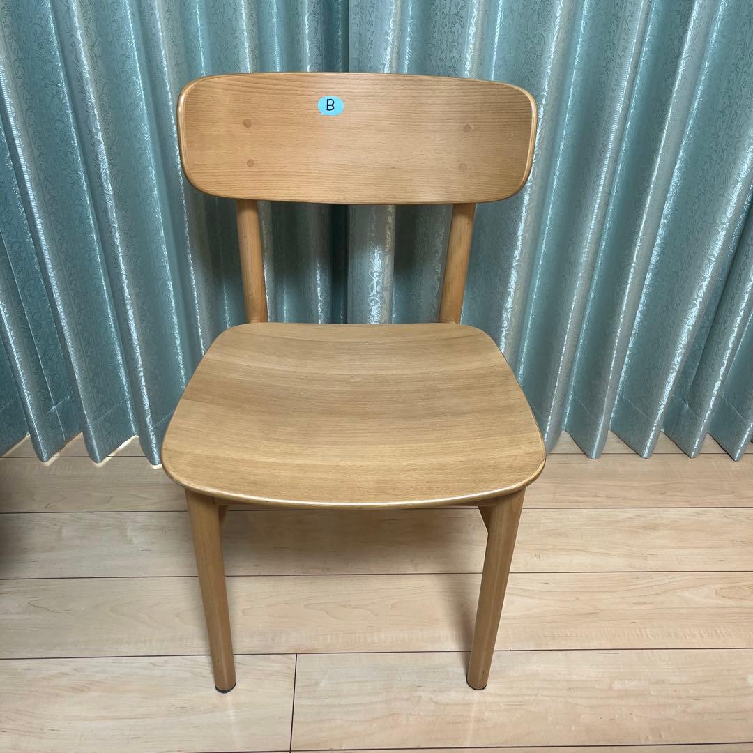 無印良品　ラウンドチェア　ダイニングチェアB