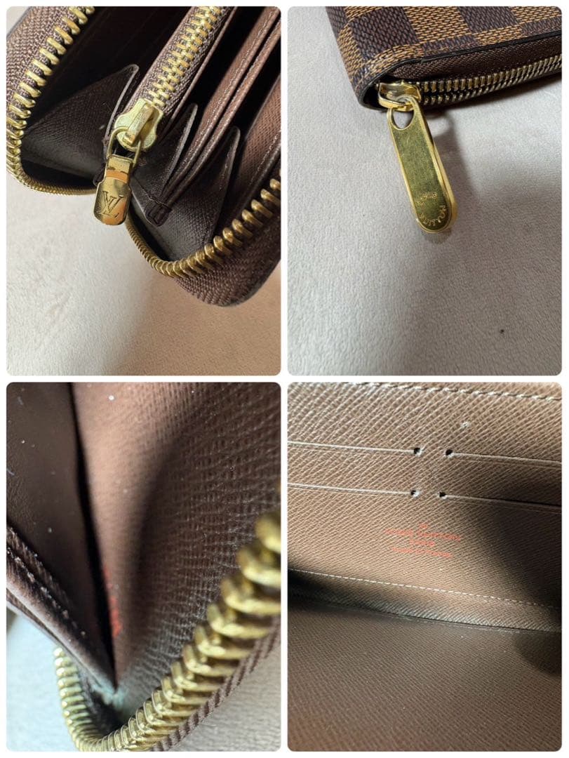 ルイヴィトン・ダミエ・キャンバス 長財布　美品