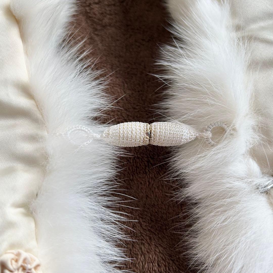 【最終価格】 美品 SAGAFOX 高級 ファーショール 大判 和装 成人式