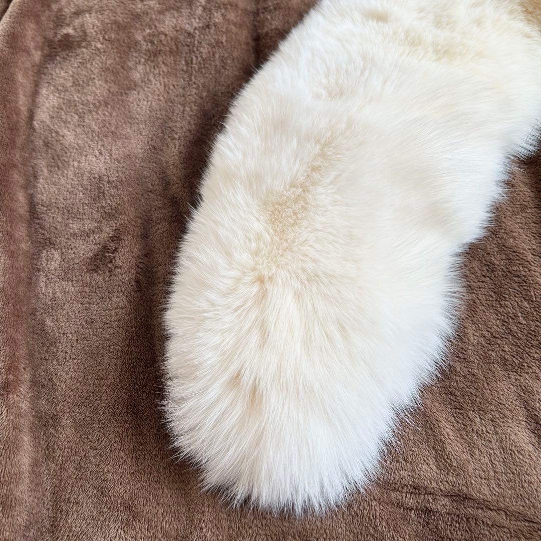 【最終価格】 美品 SAGAFOX 高級 ファーショール 大判 和装 成人式