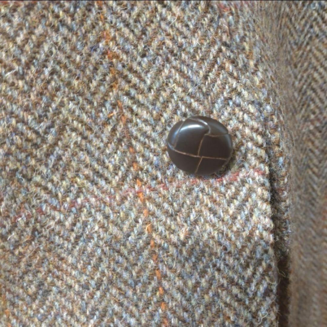 HARRIS TWEED セットアップ ジャケット ジレ スリーピース ブラウン