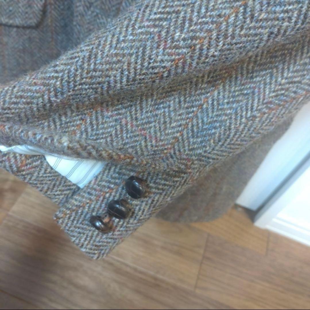 HARRIS TWEED セットアップ ジャケット ジレ スリーピース ブラウン