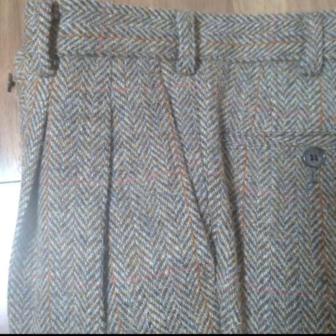 HARRIS TWEED セットアップ ジャケット ジレ スリーピース ブラウン
