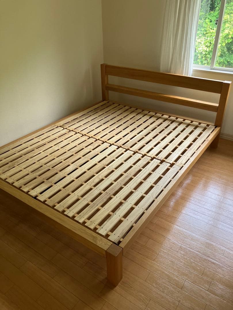 無印良品　ベッドフレーム　クイーンサイズ