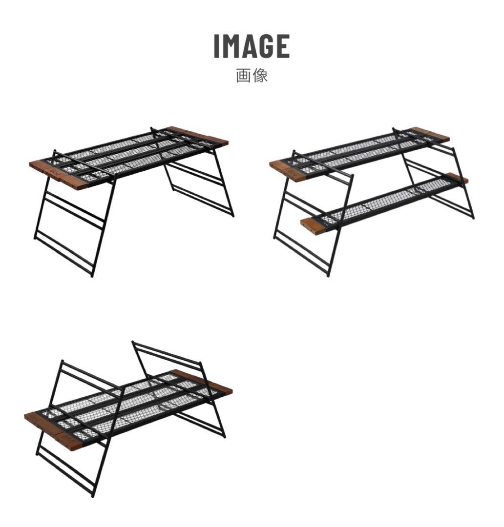 DOD デキュラテーブル TB4-746-BK ブラック