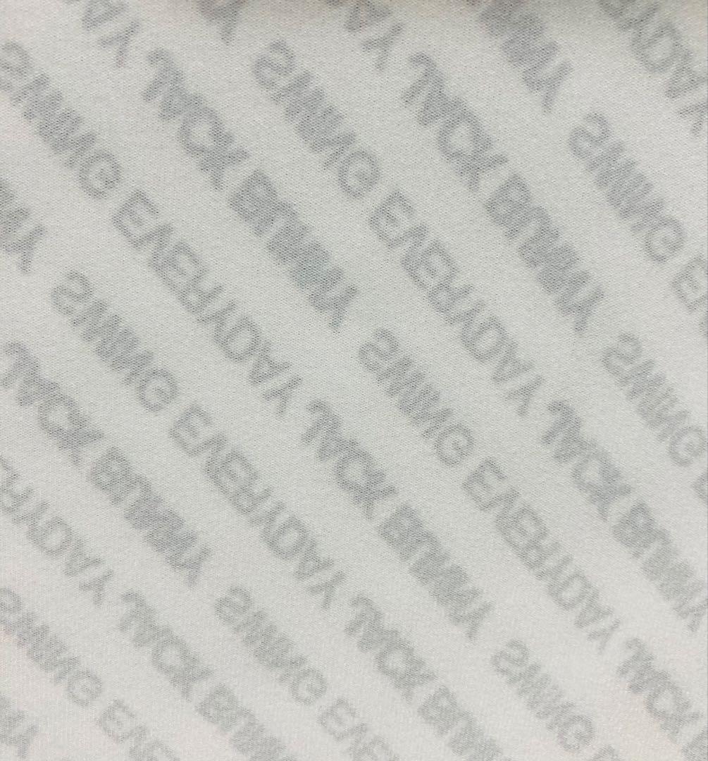 新品 ジャックバニー 総柄ロゴ 起毛ベア天 モックネックシャツ(4)サイズM/白