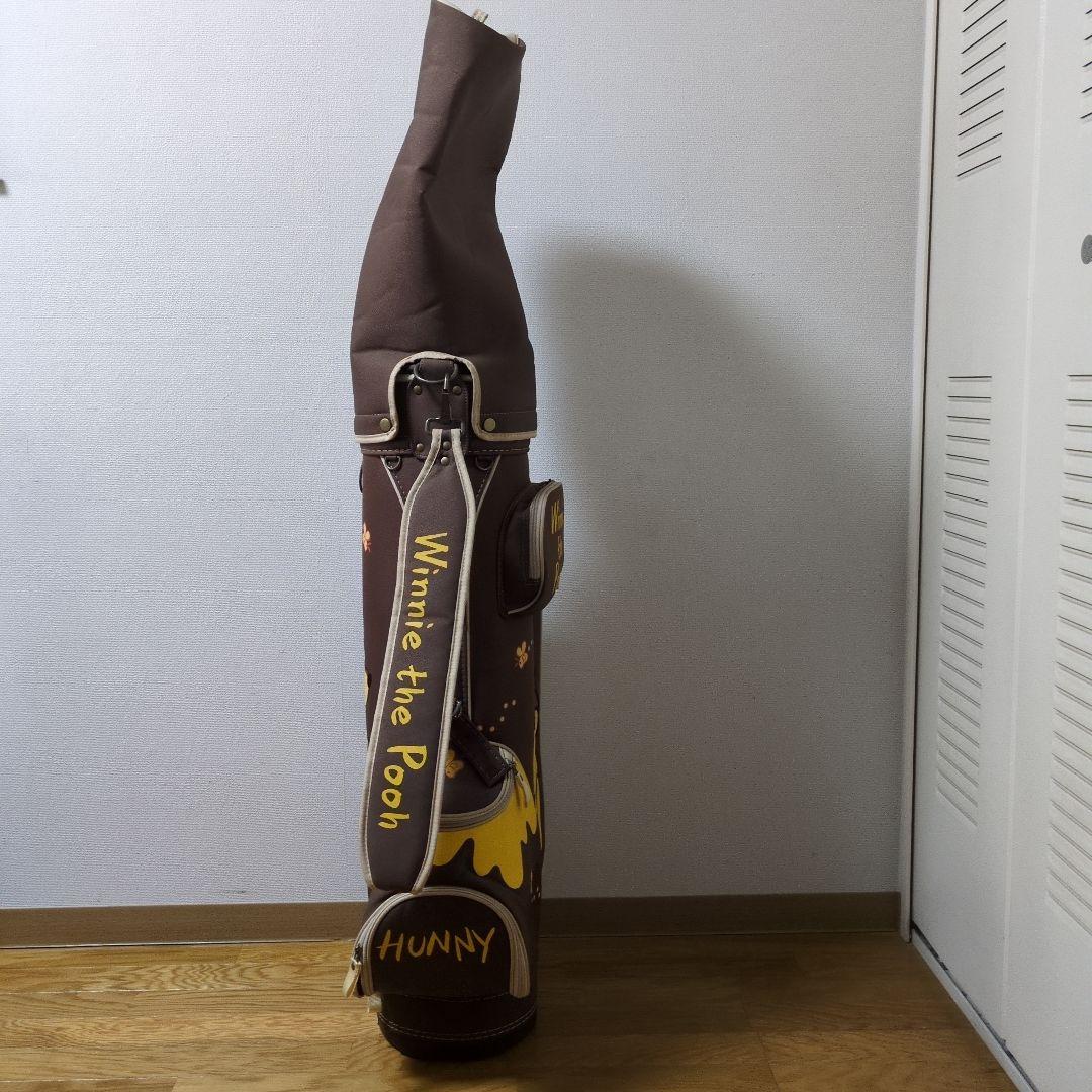 初心者用クラブとボール付き　プーさんキャディーバック