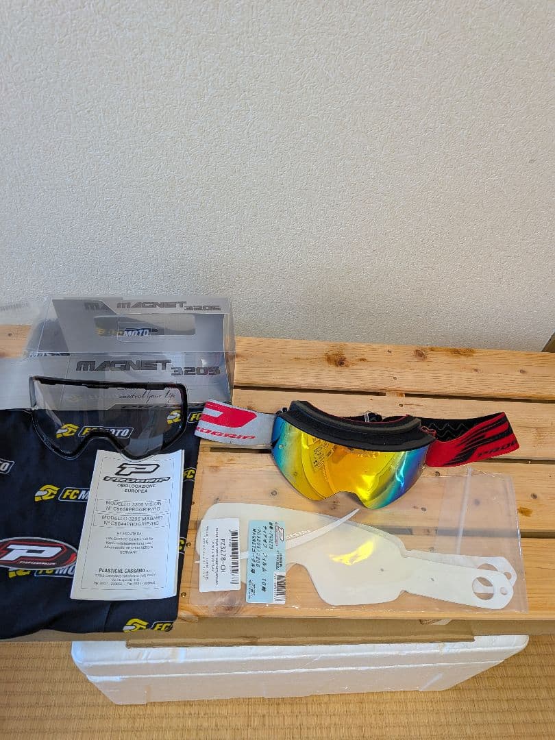 しんこづ　ゴーグルプログリップ MAGNETゴーグル　クリア シールド