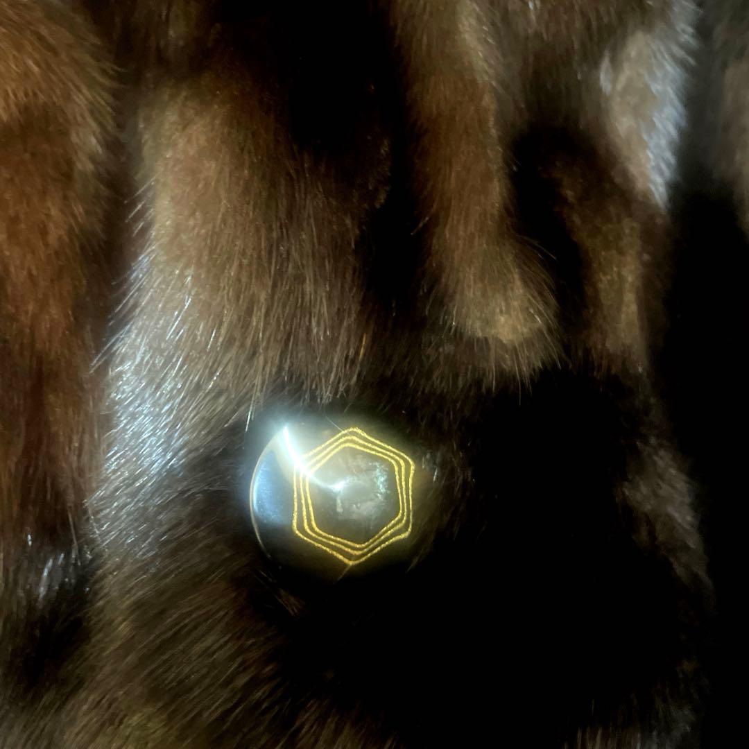 最終値下げ⭐︎最高級BLACKGLAMA毛皮ミンクコート