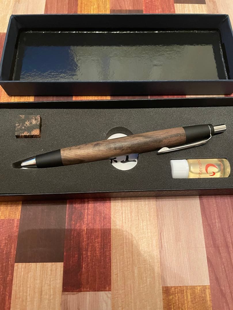 野原工芸　スタンダードボールペン　黒柿　しん