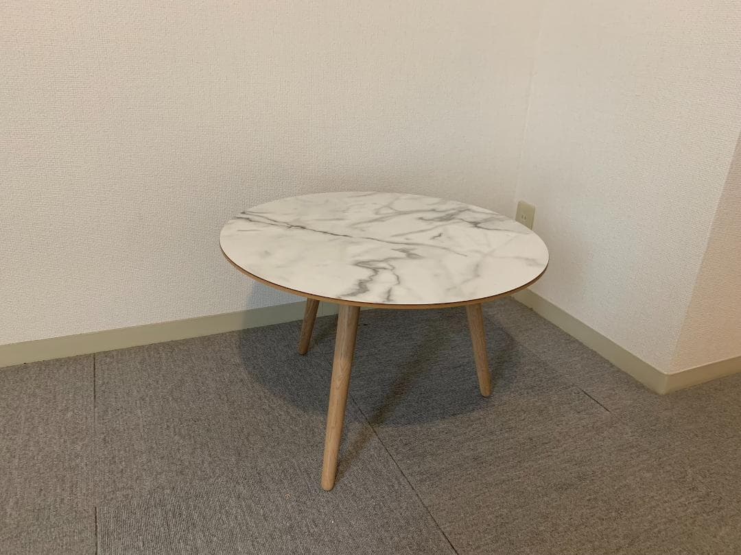 BoConcept ローテーブル 直径59cm 高さ39cm 大理石調