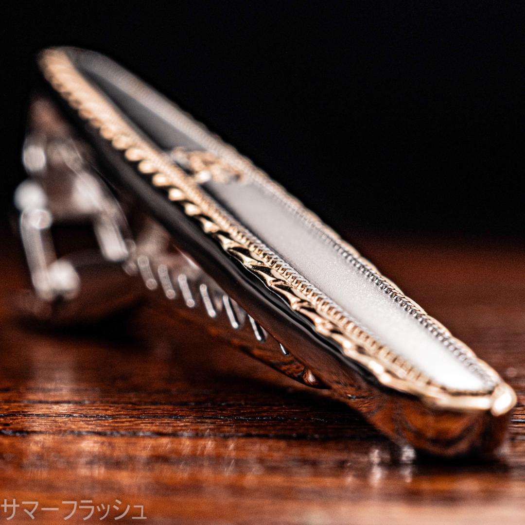 至高のネクタイピン Burberryバーバリー silver925×k14