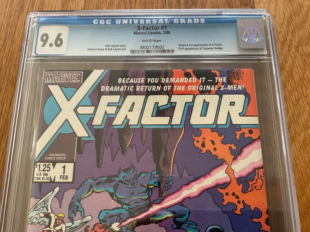 X-factor #1 元X-men CGC 9.6 アメコミリーフ