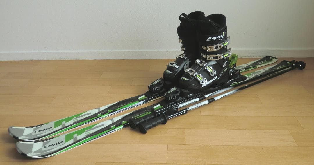 ■1月限定■送料無料■ELAN■メンズスキーセット■160/26.5■メンテ付■