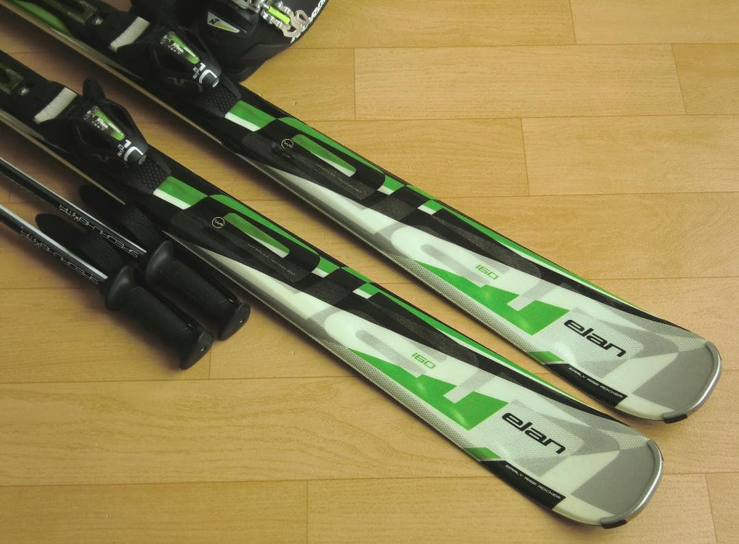 ■1月限定■送料無料■ELAN■メンズスキーセット■160/26.5■メンテ付■