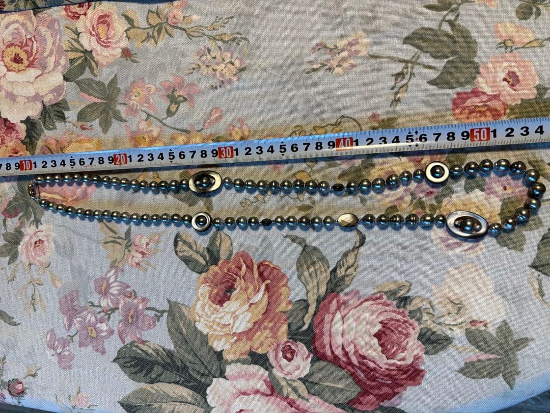 黒蝶ロングネックレス　約90cm