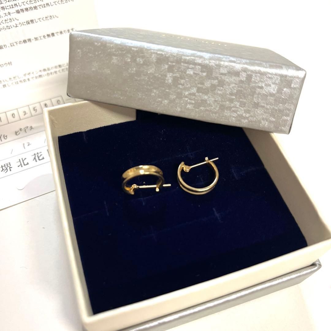 K10 YG ピアス　新品未使用