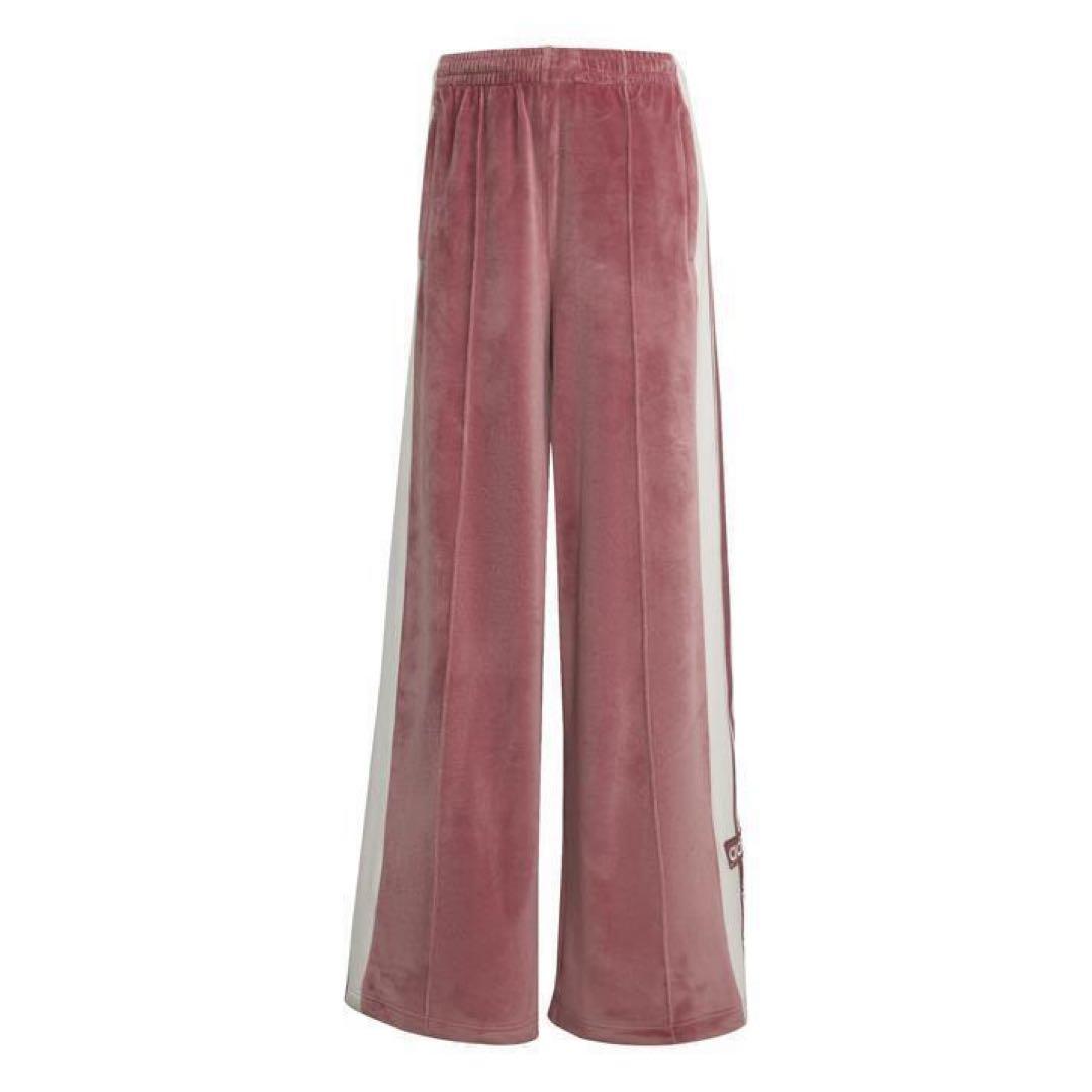 ADIDAS M アディブレイク ベロア セットアップ ピンク KD1655