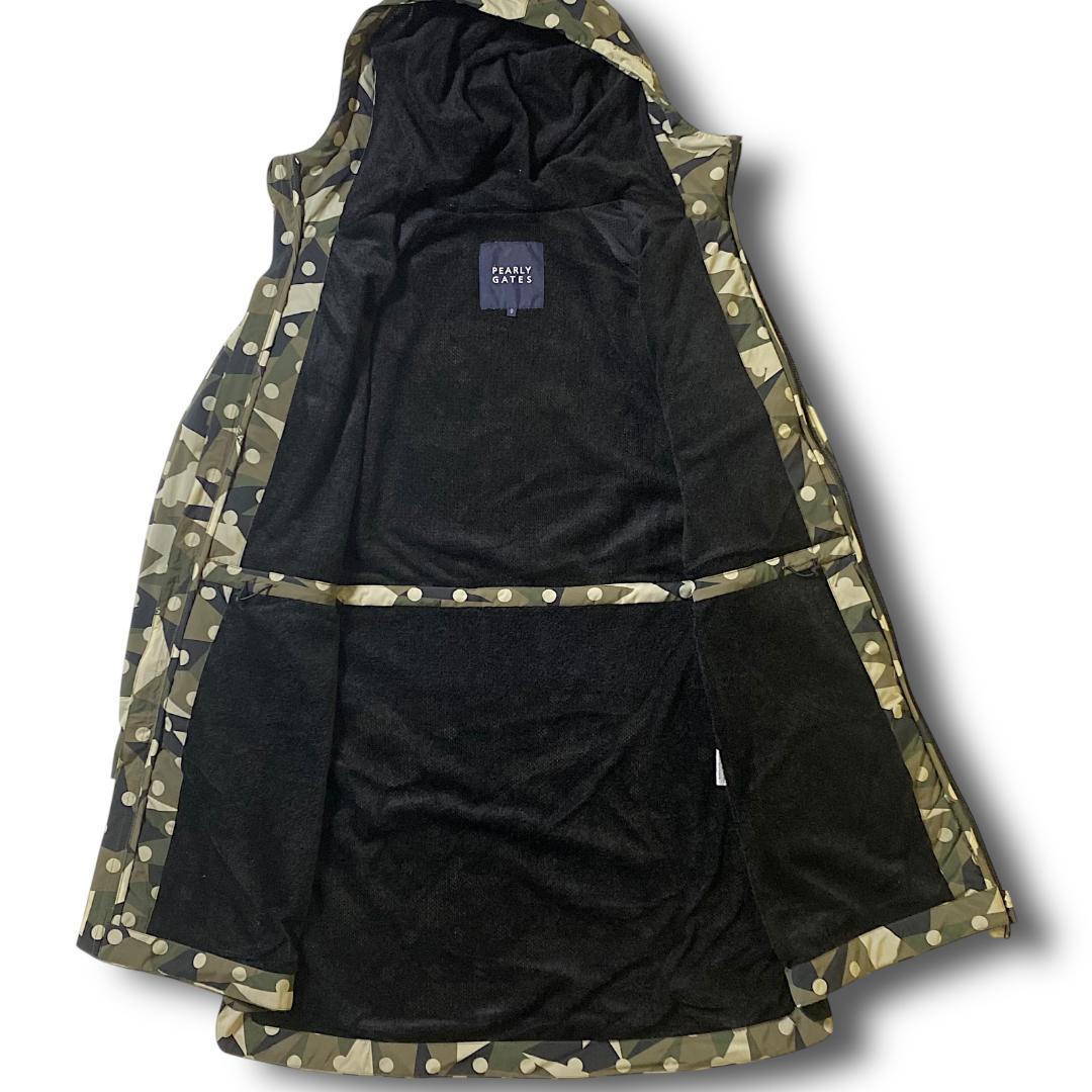 0 パーリーゲイツ 定価5.9万 ビッグロゴ ロングジャケット カモドット